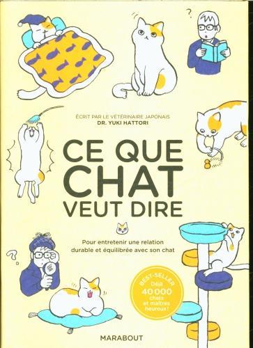 Produktbild Ce que chat veut dire (Französisch, Hattori Yuki, 2024)