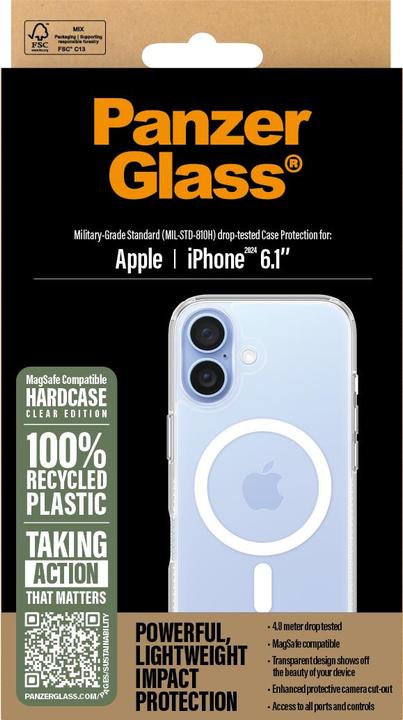 Immagine prodotto PanzerGlass Custodia rigida (Apple iPhone 16)