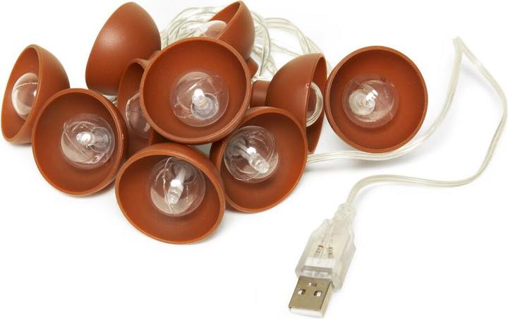Kikkerland Terracotta String Lights (0.12 m)