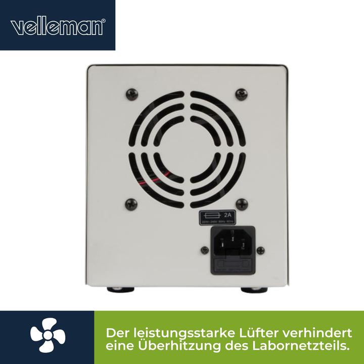 Image du produit Velleman LABPS3003 Alimentation de laboratoire