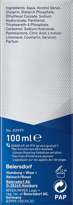 Produktbild NIVEA MEN Hyaluron Anti-Age (Aftershave Balsam, 100 ml)