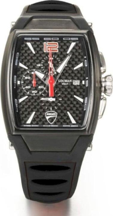 Locman Italy Herrenuhr Ducati Chrono Ref. D550K09S (Chronograph, 50 mm)