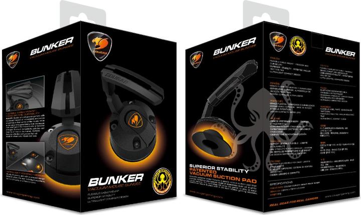 Actual product image Cougar Bunker Vacuum Mouse Bungee