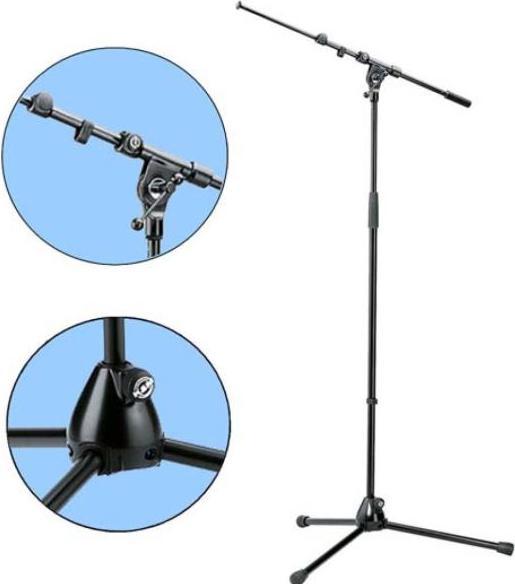 Actual product image K&M 210-9 Microphone stand with stereo rail