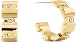 Tommy Hilfiger Beautiful gold-plated circles with crystals 2780778 (Edelstahl)