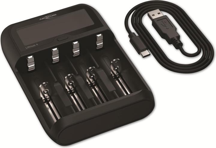 Image du produit Ansmann Chargeur lithium/NiMH lithium 4 (1 pcs, 10340, 10350, 10440, 10500, 12500, 12650, 13500, 13650, 14500, 14650, 16340, 16650, 17335, 17355, 17500, 17650, 17670, 18350, 18490, 18500, 18650, 18700, 20650, 21700, 22650, Batterie)