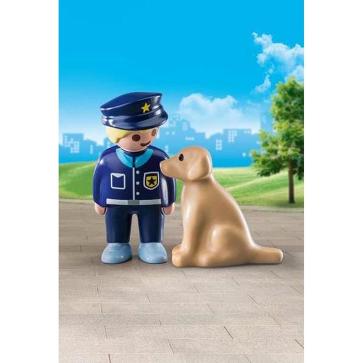 Actual product image Playmobil Policeman with dog (70408, Playmobil 1.2.3)