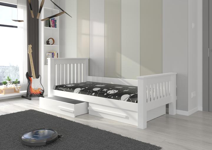 Image du produit ADRK Furniture Lit avec matelas CARMEL 180x80 (180 x 80 cm)