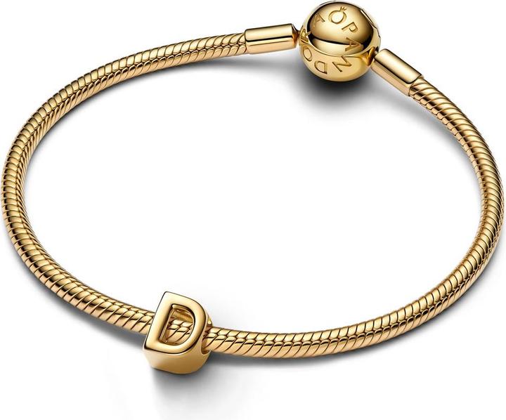 Image du produit Pandora Charm Lettre D Plaqué Or (Métal, Plaqué or)