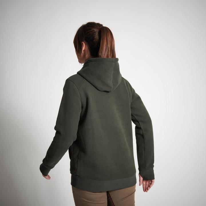 Immagine prodotto Solognac Maglia con cappuccio da donna 500 verde caldo (M)