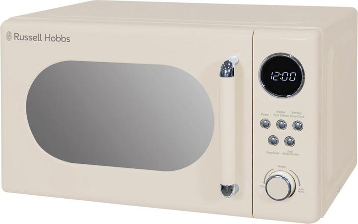 Immagine prodotto Russell Hobbs RHM2044C – Retro Solo Digitale Mikrowelle, 20 L, Creme (Spina UE, 20 l)