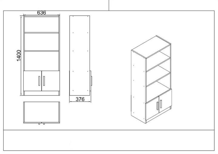 Immagine prodotto Skye Decor Remzi (140 x 60 x 74 cm)