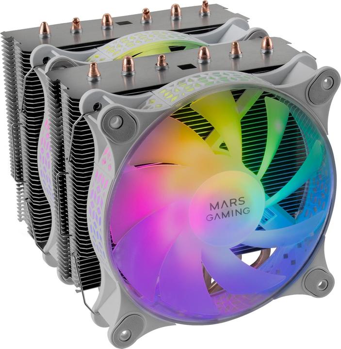 Mars Gaming Ventilateur Pour Processeur Mcpu-Xt RGB (Blanc) (210 mm)