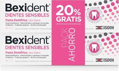 Produktbild Isdin Duo Bexident Zähne Sensi Paste 2x75ml (75 ml)