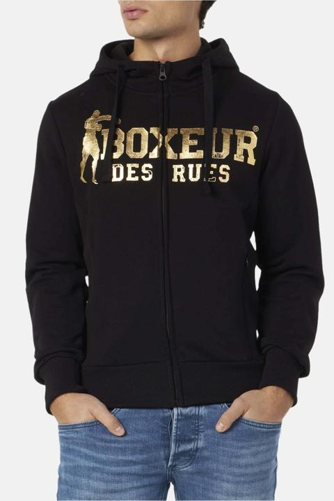 Actual product image Boxeur des Rues Hooded full zip sweatshirt (S)