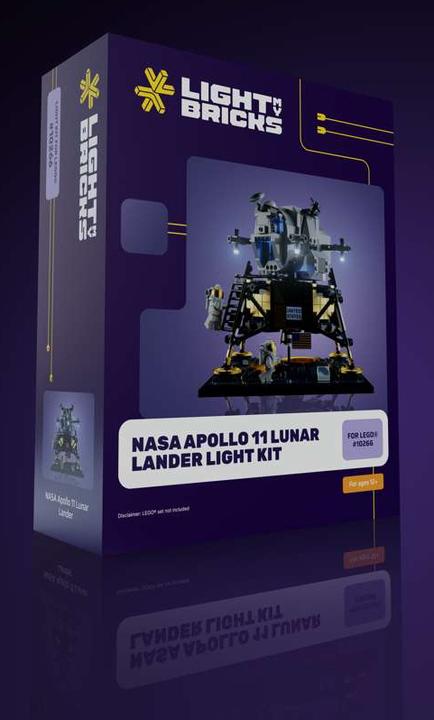 Produktbild Light my bricks LMB 2.0 LED Licht Set für LEGO® 10266 NASA Apollo 11 Mondlandefähre