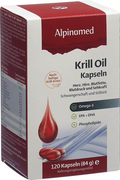 Alpinamed Krill Oil Kapseln (120 Stück, Kapseln, 140 g)