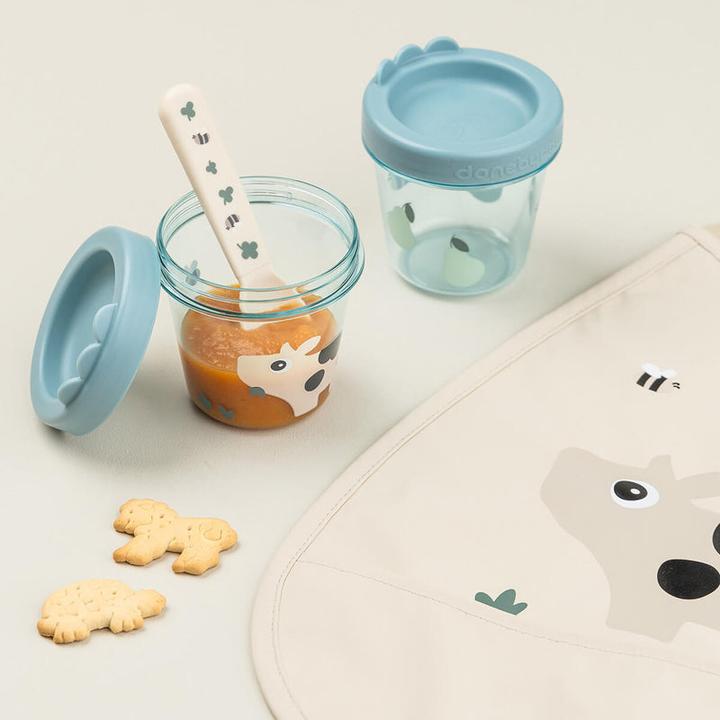 Actual product image Done by Deer Nahrungsbehälter & Portionierer Aufbewahrungsbehälter 2er Pack - Tiny Farm