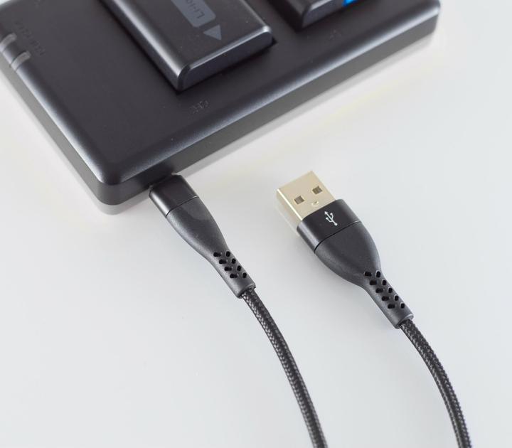 Produktbild Shiverpeaks PRO Serie II USB 3.1 Kabel, C-Stecker- C-Stecker 1,0 m, vergoldete Kontakte, geflochtener Textilmant (1 m, USB 3.2 Gen 2, 100 W)
