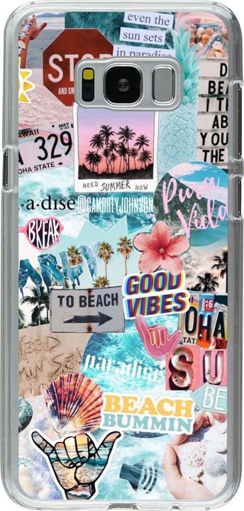 Produktbild PhoneLook Hülle transparent Summer 20 collage (Samsung Galaxy S8+)