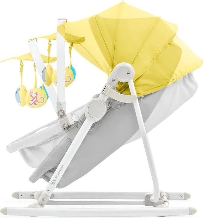 Actual product image KinderKraft UNIMO UP 5in1 bouncer yellow