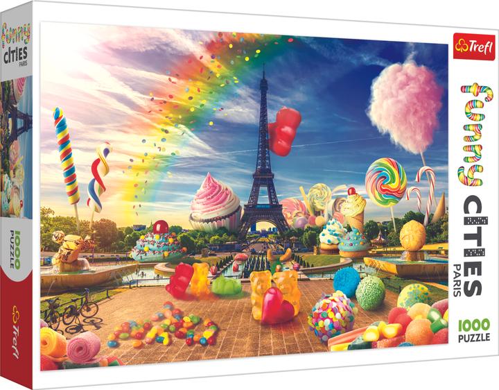 Image du produit Trefl Puzzle Funny Cities/Bonbons à Paris 1000 pièces (1000 pièces)
