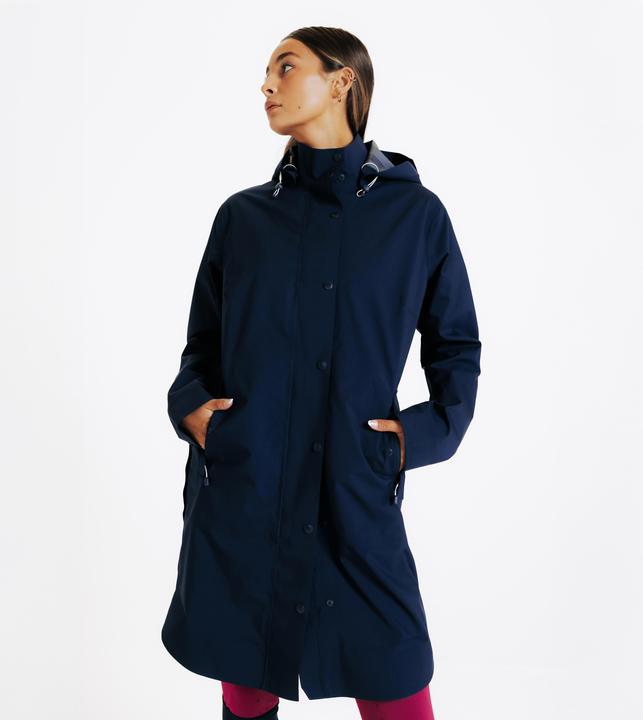 Produktbild Fouganza Reit-Regenmantel lang blau (M)