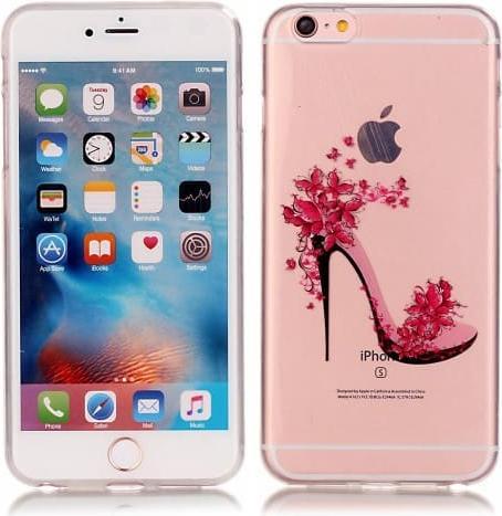 Image du produit Ueli Express iPhone 6s / 6 Super Slim Caoutchouc Coque TPU Talons Hauts Fleurs (Apple iPhone 6s, Apple iPhone 6)