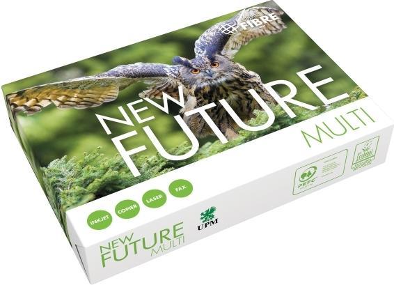 UPM Paper Carta multifunzione New Future Multi, med hul, A4, 80 g, 500 ark (80 g/m², A4)