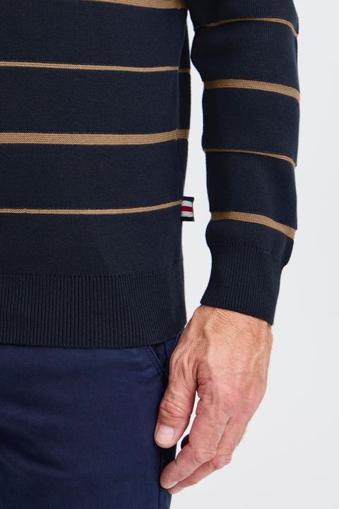 Actual product image FQ1924 FQKYLE reversed strip crewneck neck 21900702 (M)