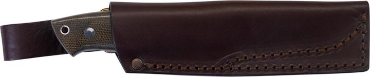 Produktbild Brisa Trapper 95 Elmax Green Micarta Scandi Bushcraft (9.50 cm)