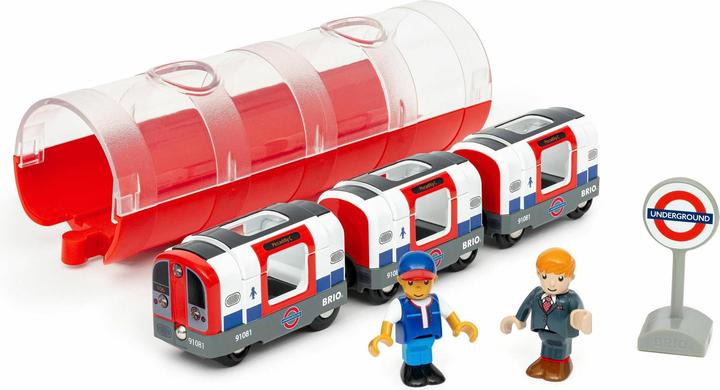 Actual product image Ravensburger BRIO World - Trains of the World London Underground with light and sound
