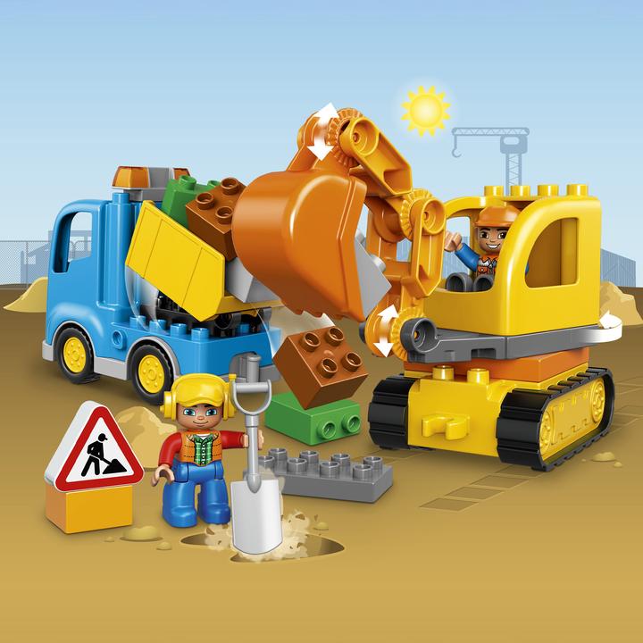 Produktbild LEGO DUPLO Bagger Lastwagen (10812)
