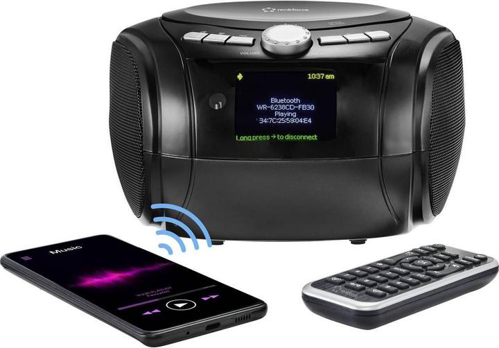 Produktbild Renkforce RF-IR-300 (DAB+, Internetradio, FM, Bluetooth)