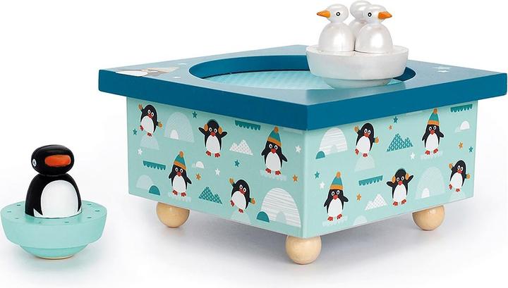 Image du produit Trousselier Boîte à musique magnétique avec pingouins dansants