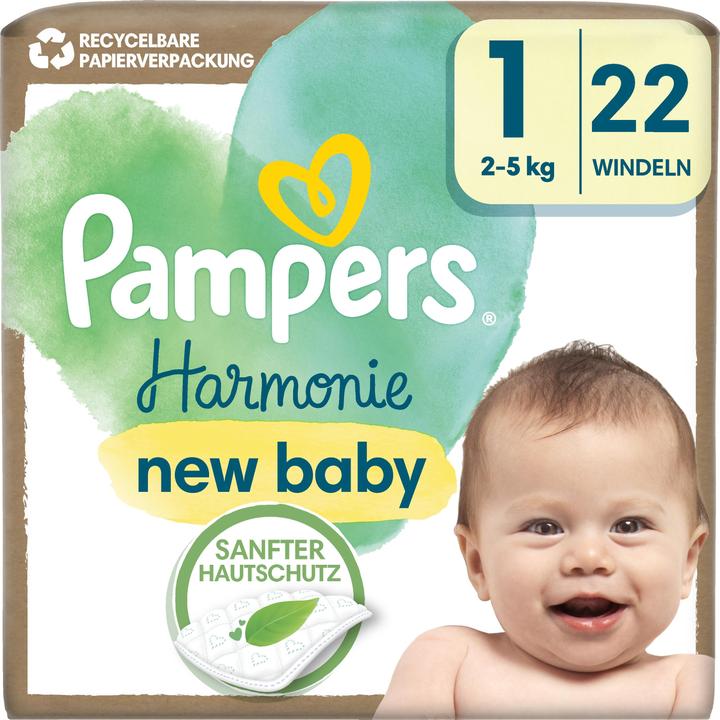 Image du produit Pampers Harmonie (Taille 1, Pack, 22 pièce(s))