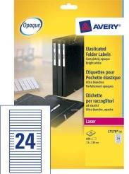 Actual product image Avery Dennison Etiquette de classement adh'sive, 134 x 11 mm, blanc