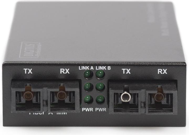 Produktbild Digitus Gigabit Multimode zu Singlemode Medien Konverter SC zu SC Wellenlänge 850nm 1310nm bis zu 20km üb...