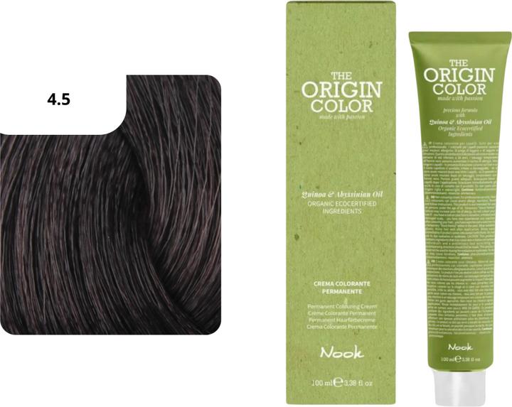 Produktbild Nook Origin Color Haarfarbe (4.5 Kastanie Mahagoni)