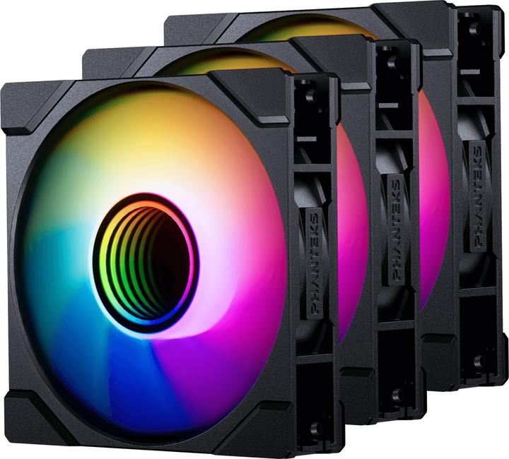 Actual product image Phanteks M25 Gen2 D-RGB Reverse Blade (120 mm, 3 x)