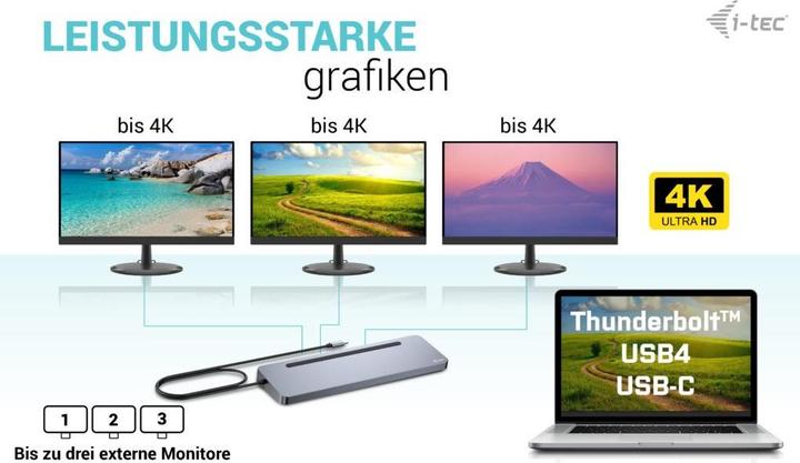 Produktbild i-tec USB-C Hub (USB-C, 8 Ports)