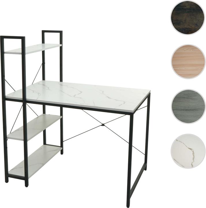 Actual product image Jamb Desk with shelf (120 x 100 x 60 cm)
