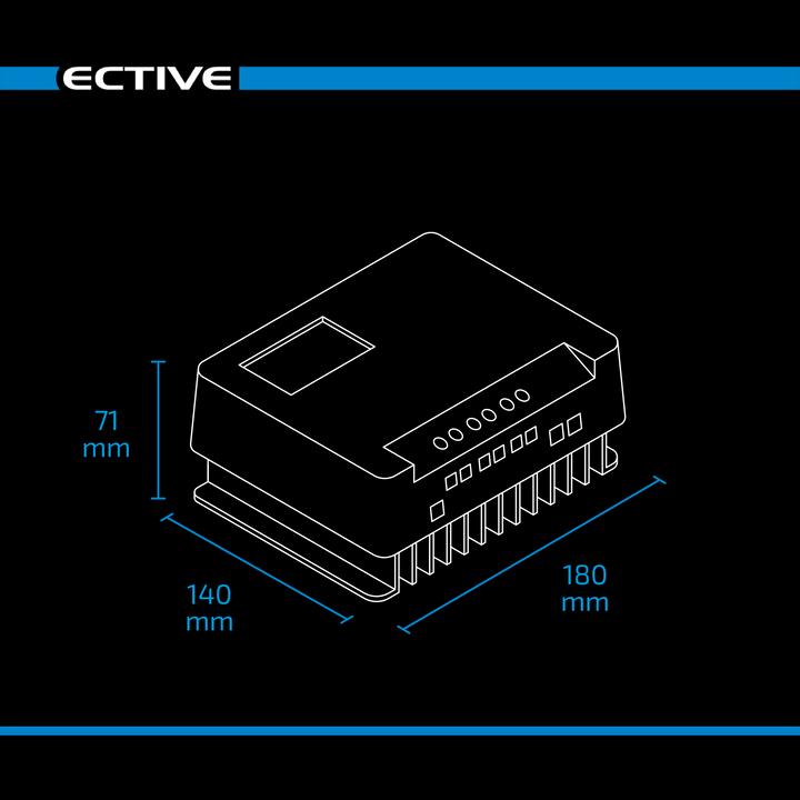 Produktbild Ective SC 20 Pro | MPPT Solar-Laderegler 12V/24V 20A | 2. Generation