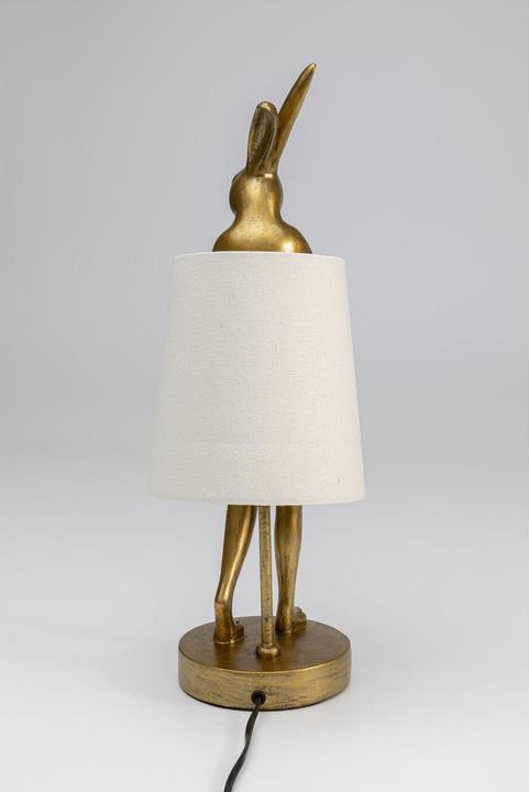 Produktbild Kare Design Tischleuchte Animal Rabbit Gold/Weiss 50cm (E14)