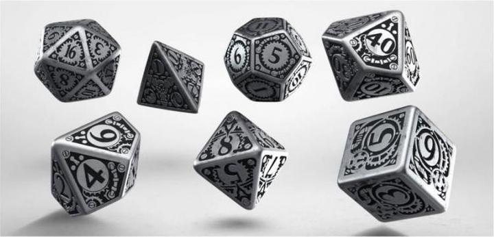 Q Workshop SMST35 - Metal Steampunk Dice Set (7)