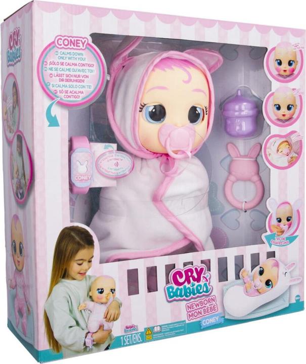 Produktbild IMC Toys Cry Babies NewBorn Coney