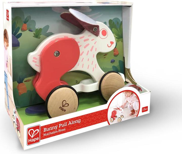 Actual product image Hape Pull-along bunny