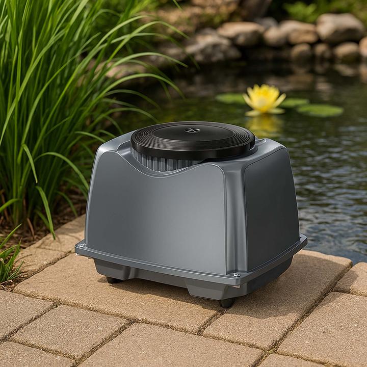 Produktbild SunSun CAP-100 Sauerstoffpumpe 70W 80m³ Luftpumpe Aquarium Teichbelüfter