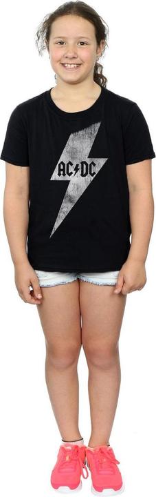 Immagine prodotto AC/DC Maglietta da ragazza in cotone Lightning Bolt (152, 158)