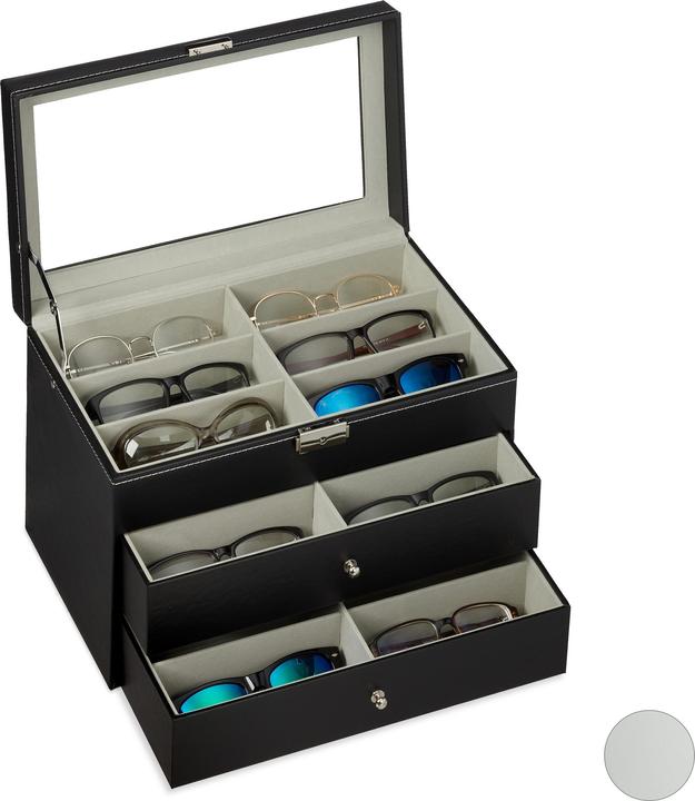 Produktbild Relaxdays Brillenbox